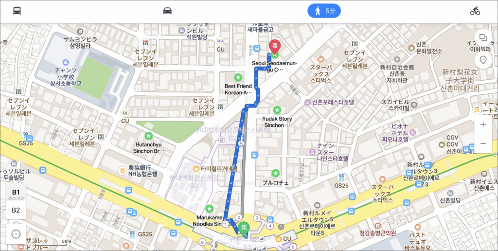 クンオンニプルコギ　地図