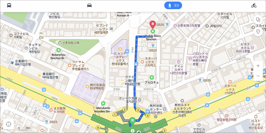 ユーダックストーリー　新村　地図