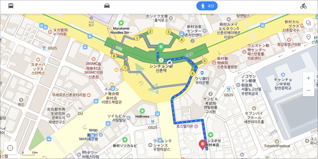 バーガーストリート　新村　地図