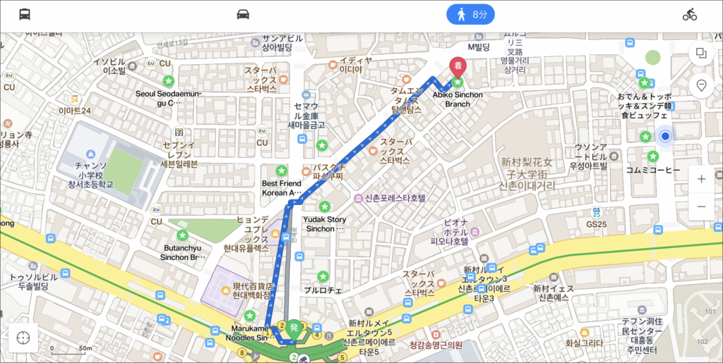 あびこ　新村　地図