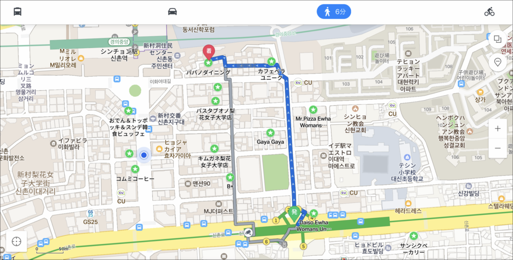 パパのダイニング　地図